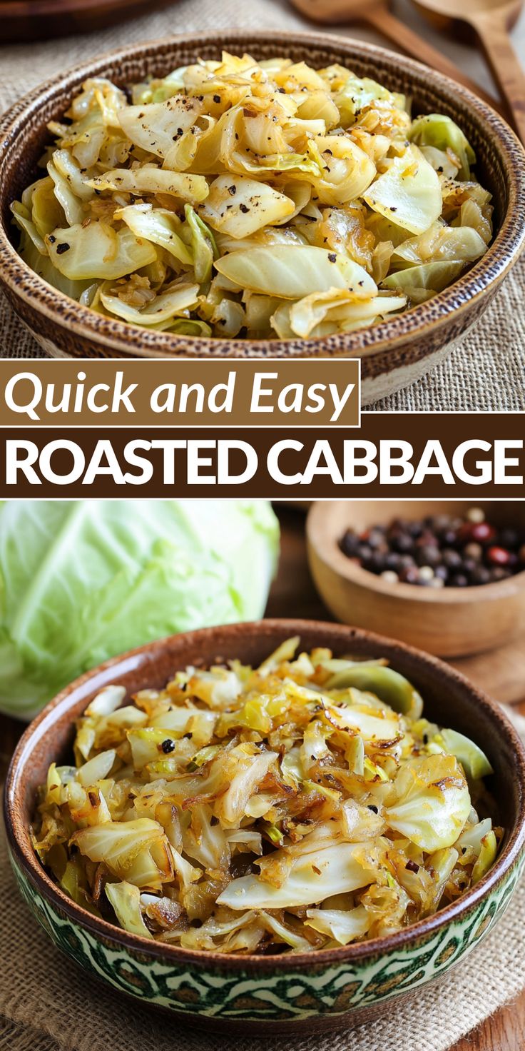 Easy Roasted Cabbage with Lemon & Thyme: Perfect Side Dish